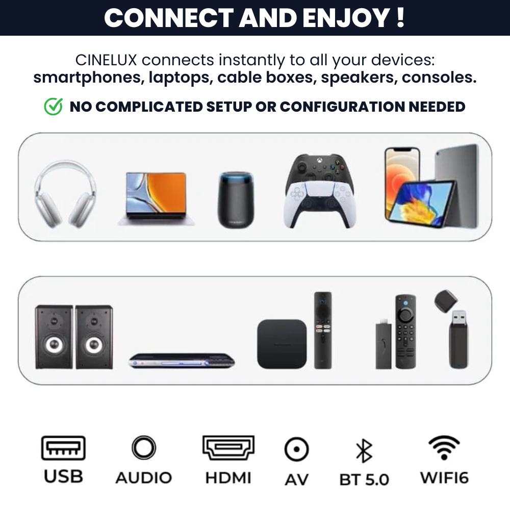 CINELUX® Portable Projector